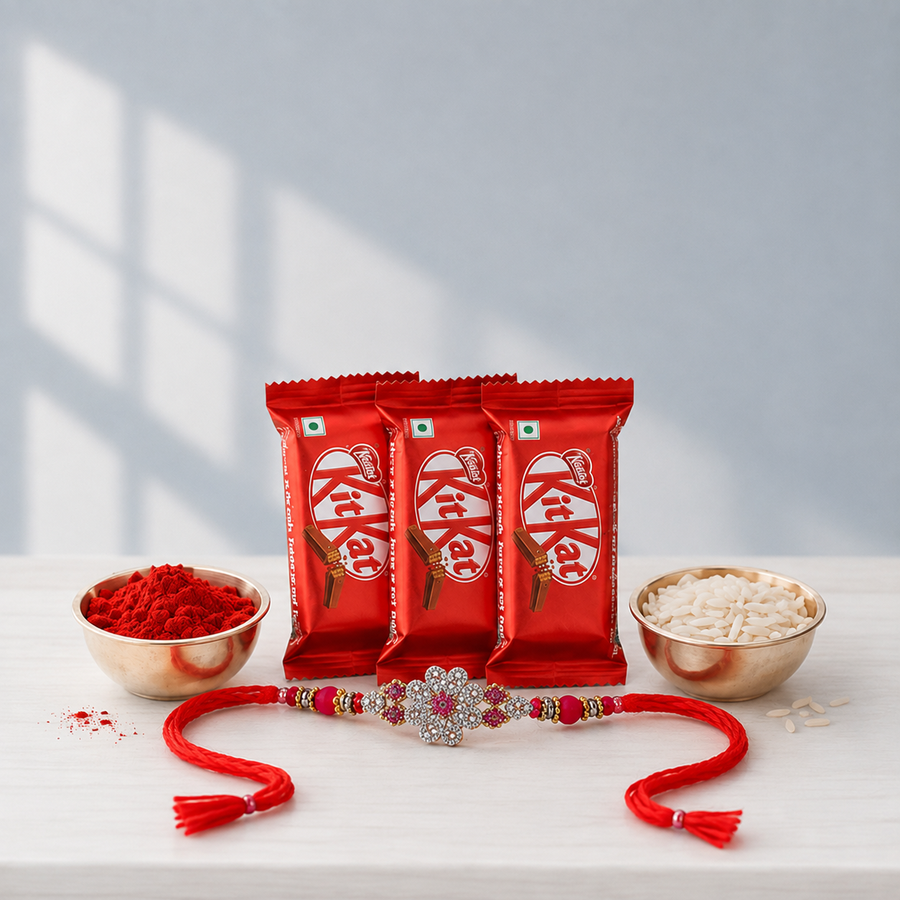 Shining Elegance Rakhi Gift