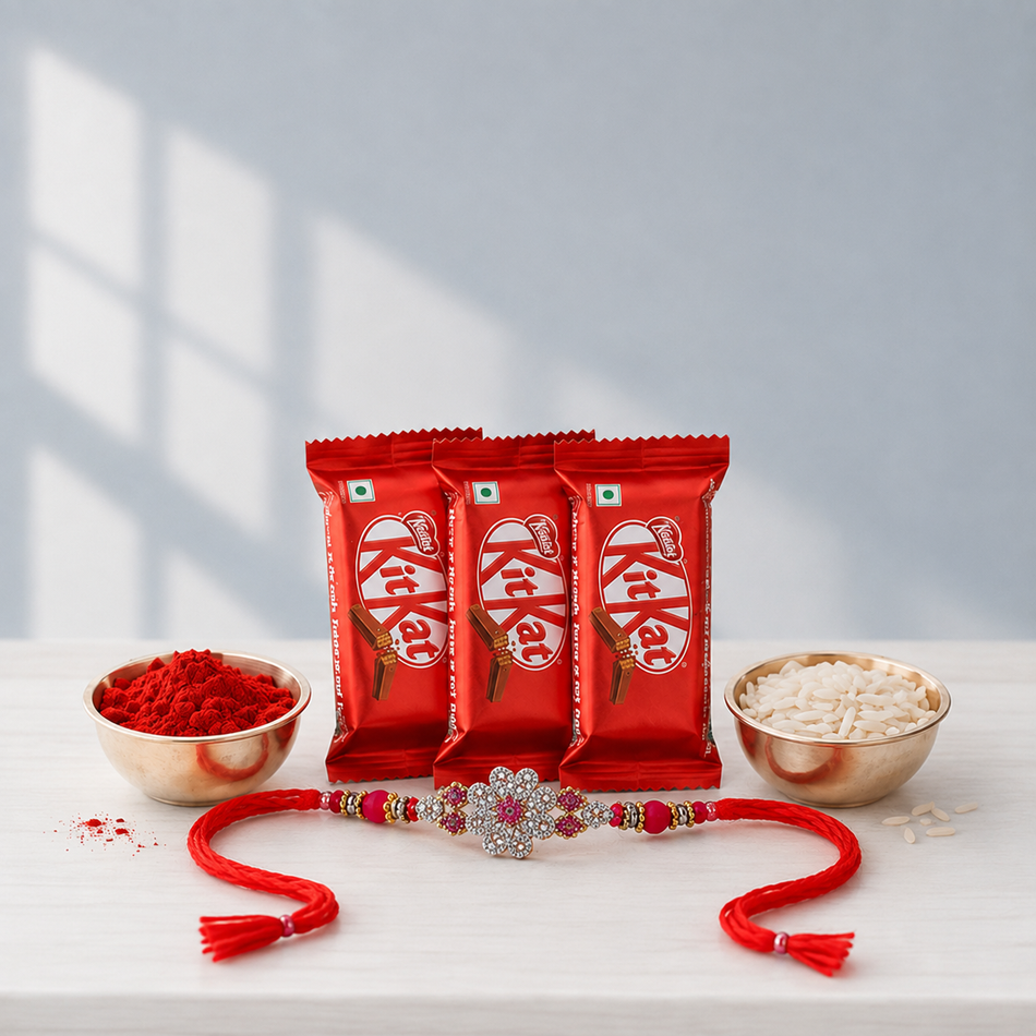 Shining Elegance Rakhi Gift