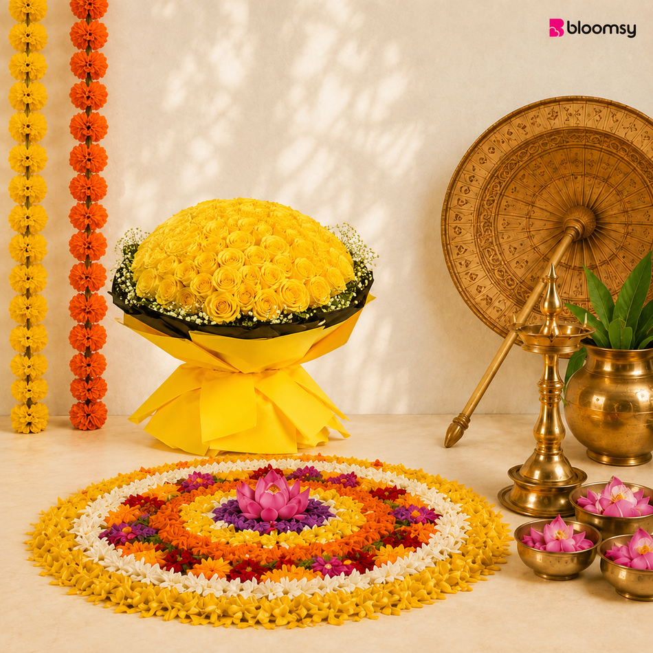 Sunlit Pookalam