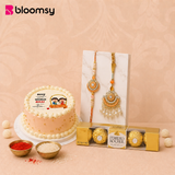 Peach Pearl Cake Duo