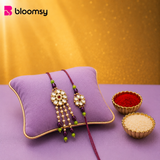 Pearl Tassel Rakhi Pair