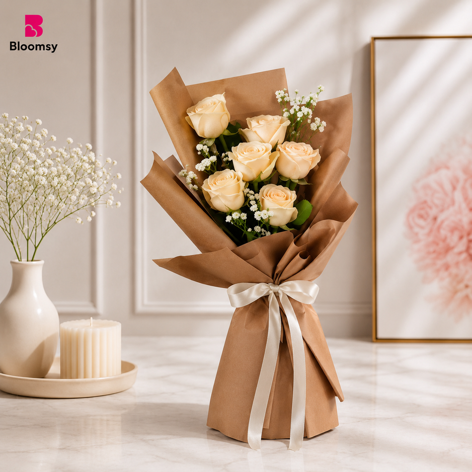 Creamy Whisper Roses