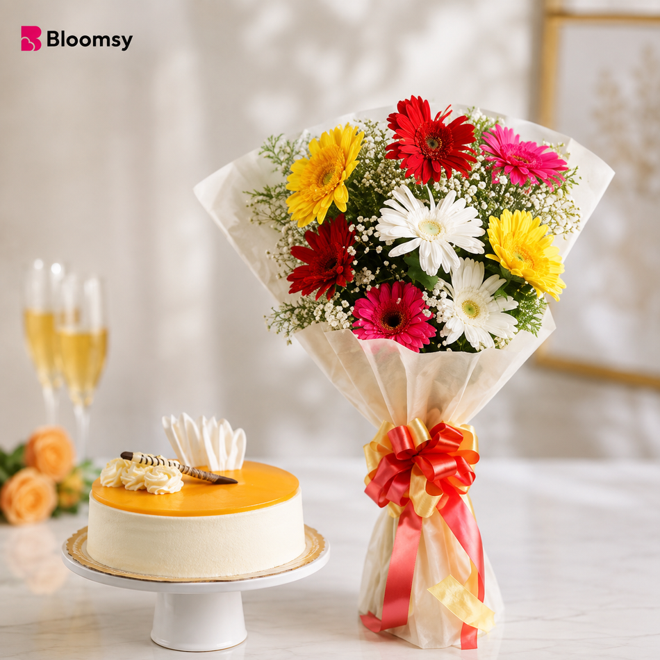 Cheerful Gerbera Glow
