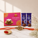 Golden Charm Rakhi Delight