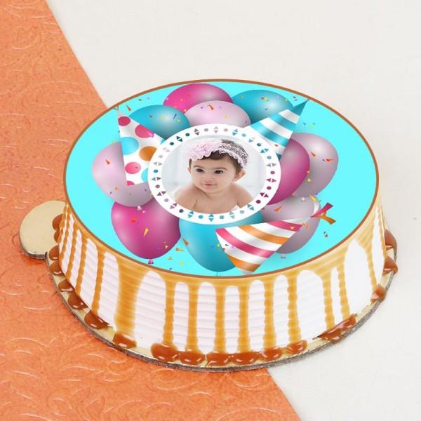 Classic Butterscotch Photo Cake