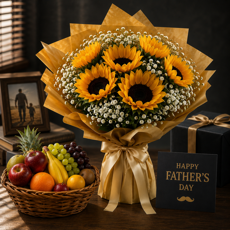 Golden Happiness For Dad