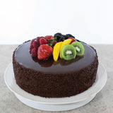 Fruity Choco Truffle Cake