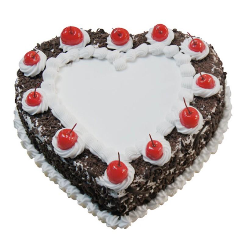 Heart Forest Anniversary Cake