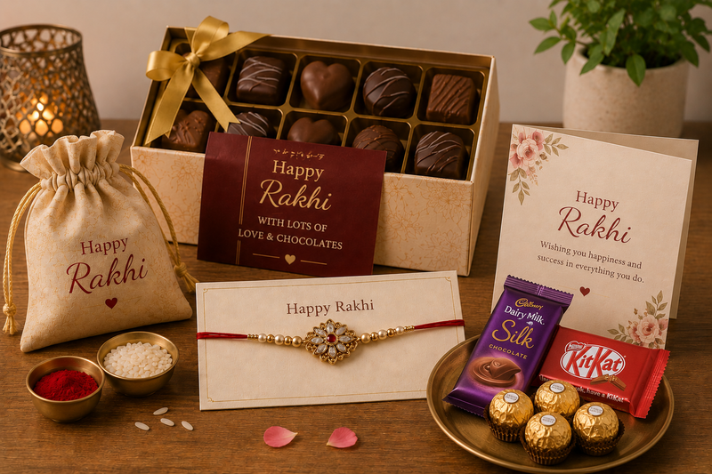 Rakhi with Chocolates