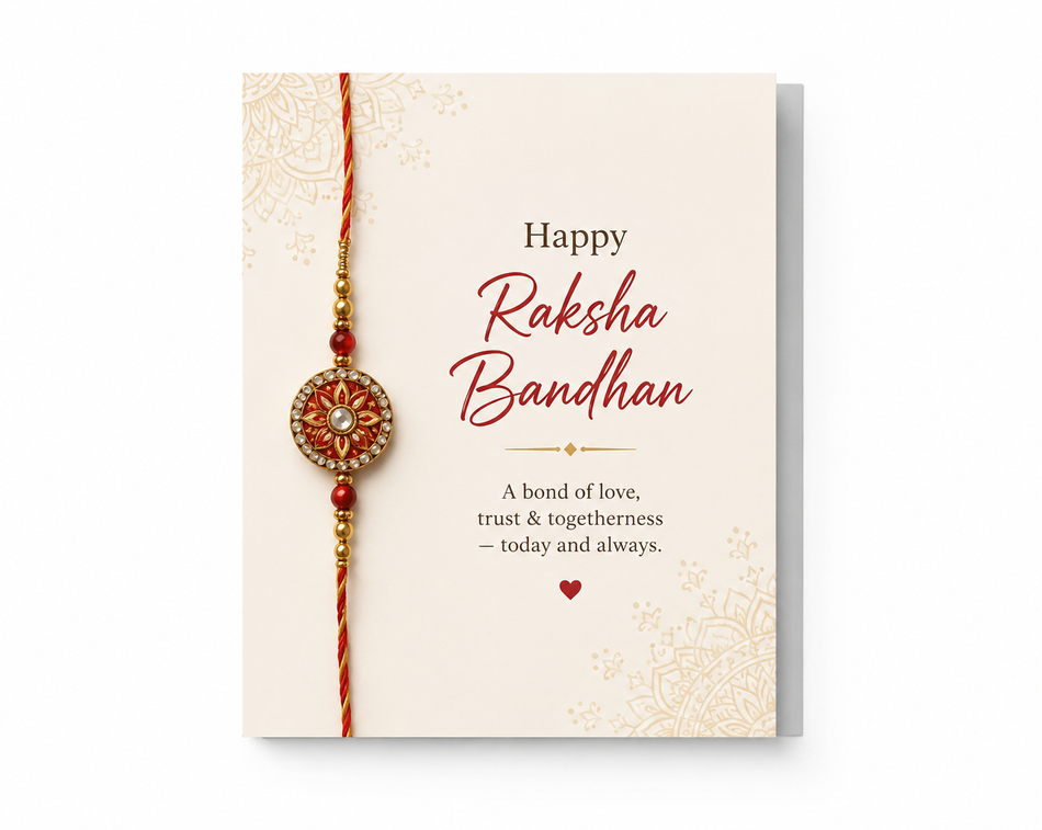rakhi greeting card