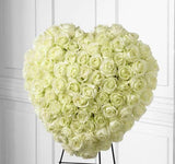 Heartfelt White Roses