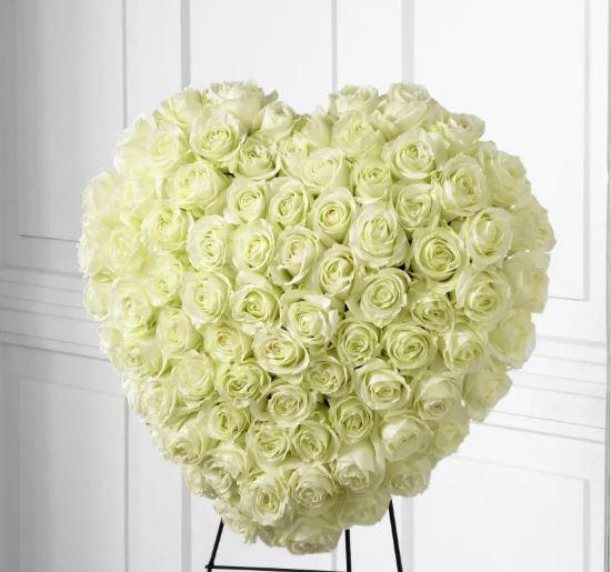 Heartfelt White Roses